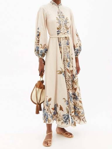 Zimmermann Aliane Billow Dress Print 