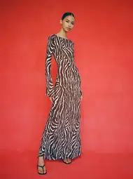 Realisation Par Gia Maxi Dress in Animal Size 6 / XS