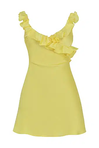 house on the hill ワンピース　イエロー　ドレス　70 house on the hill Dress(yellow ) 70