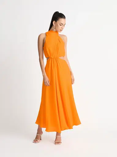 Sheike Amelia Maxi Dress Orange Size 10