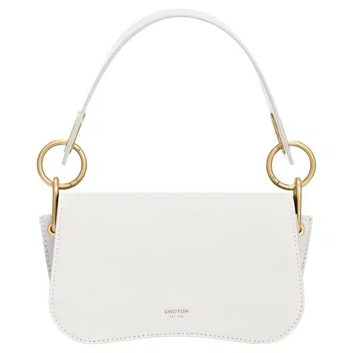 Oroton Liv Small Day Bag White The Volte