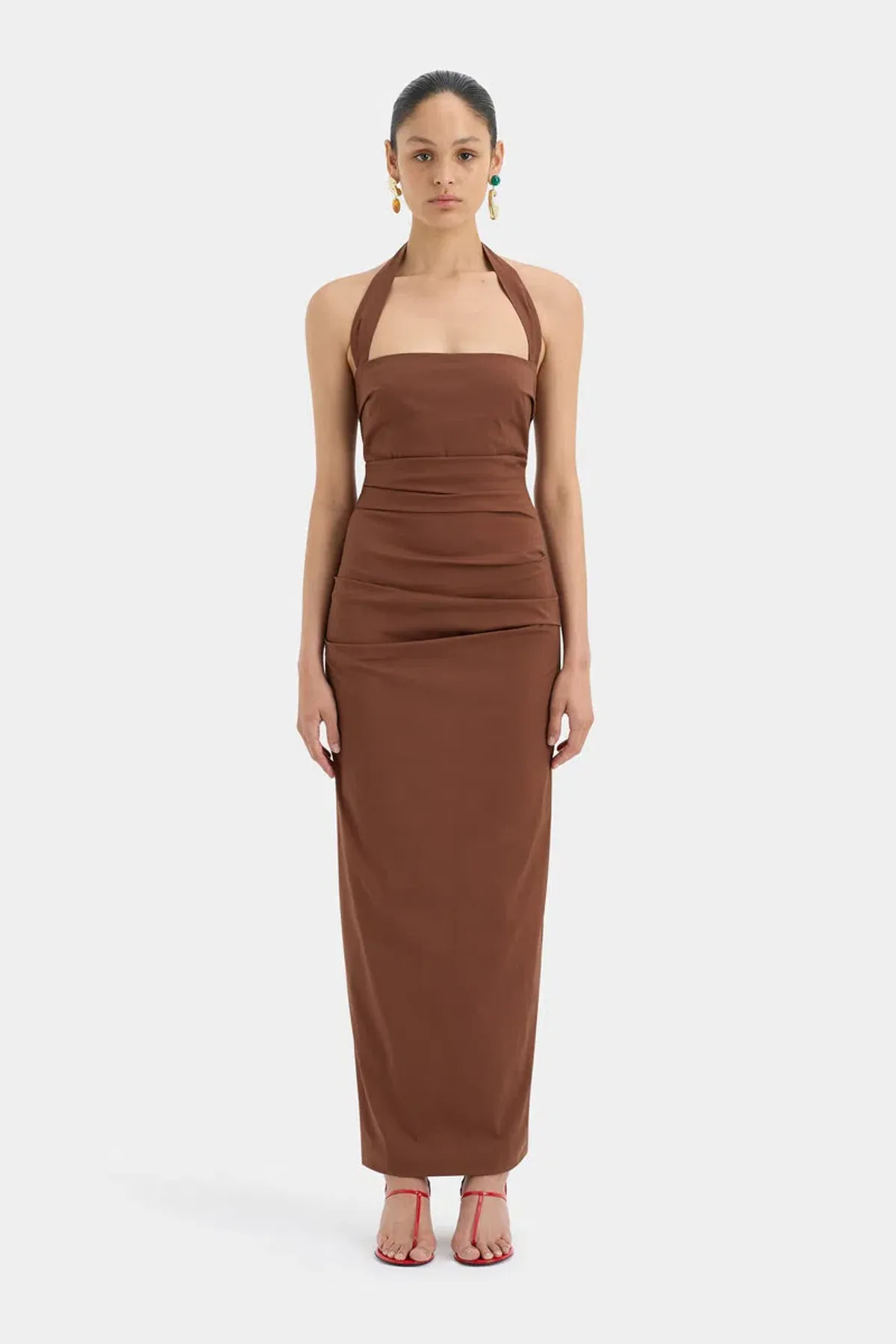 Sir the Label Nikki Gown Brown Size 1 / AU 8 - Image 1