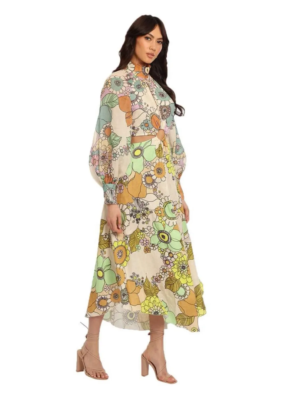 Alemais Farrah Maxi Dress Floral Size 8 - Image 1