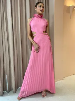 Sonya Moda Noya Maxi Dress Pink Size 10  for rent on The Volte - image 1