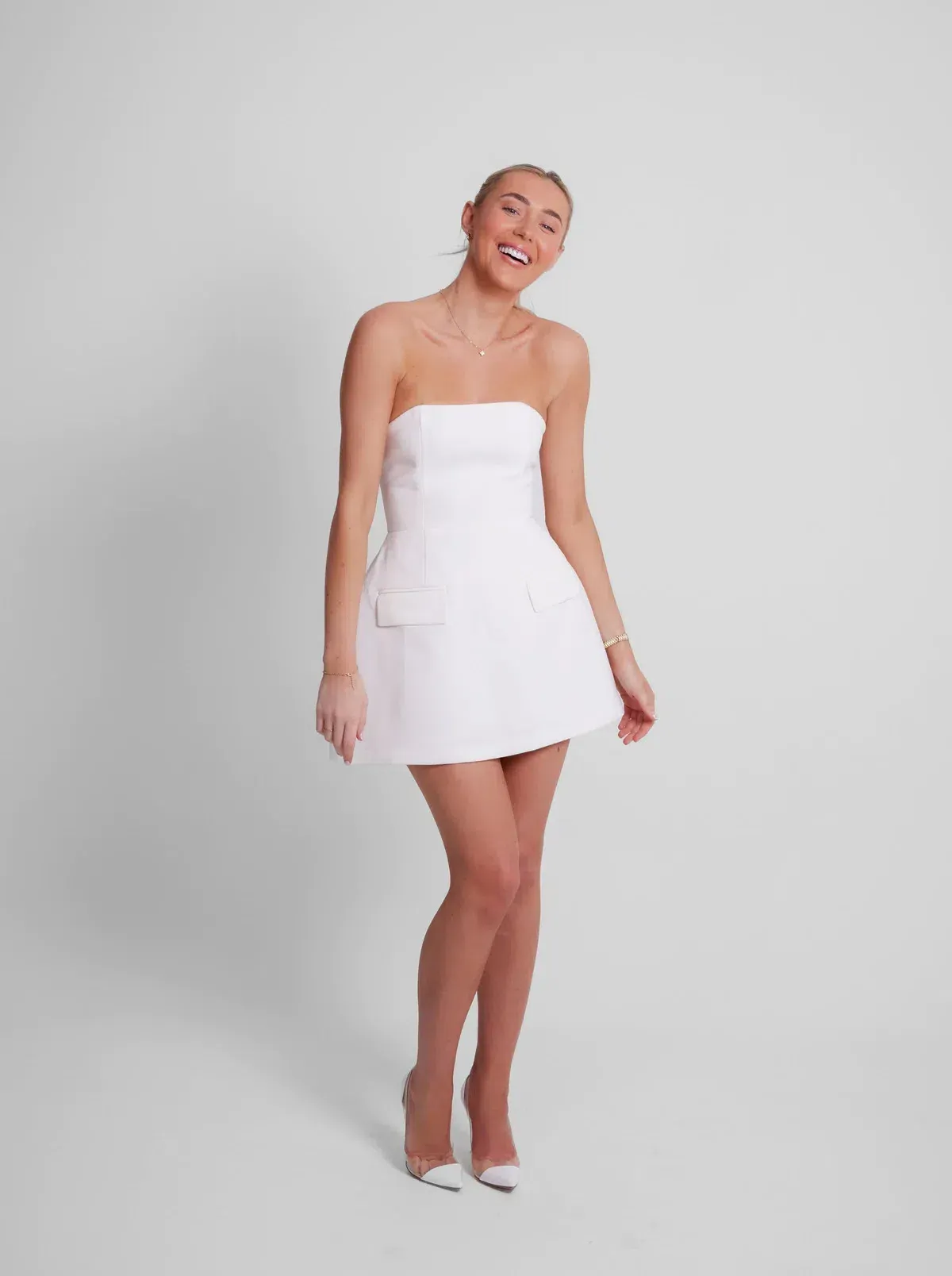 Odd Muse The Ultimate Muse Strapless Dress White Size S / AU 8 - Image 1
