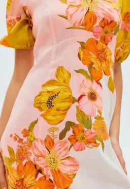 Alemais Silas Day Dress Print Size AU 8 for rent on The Volte - image 4