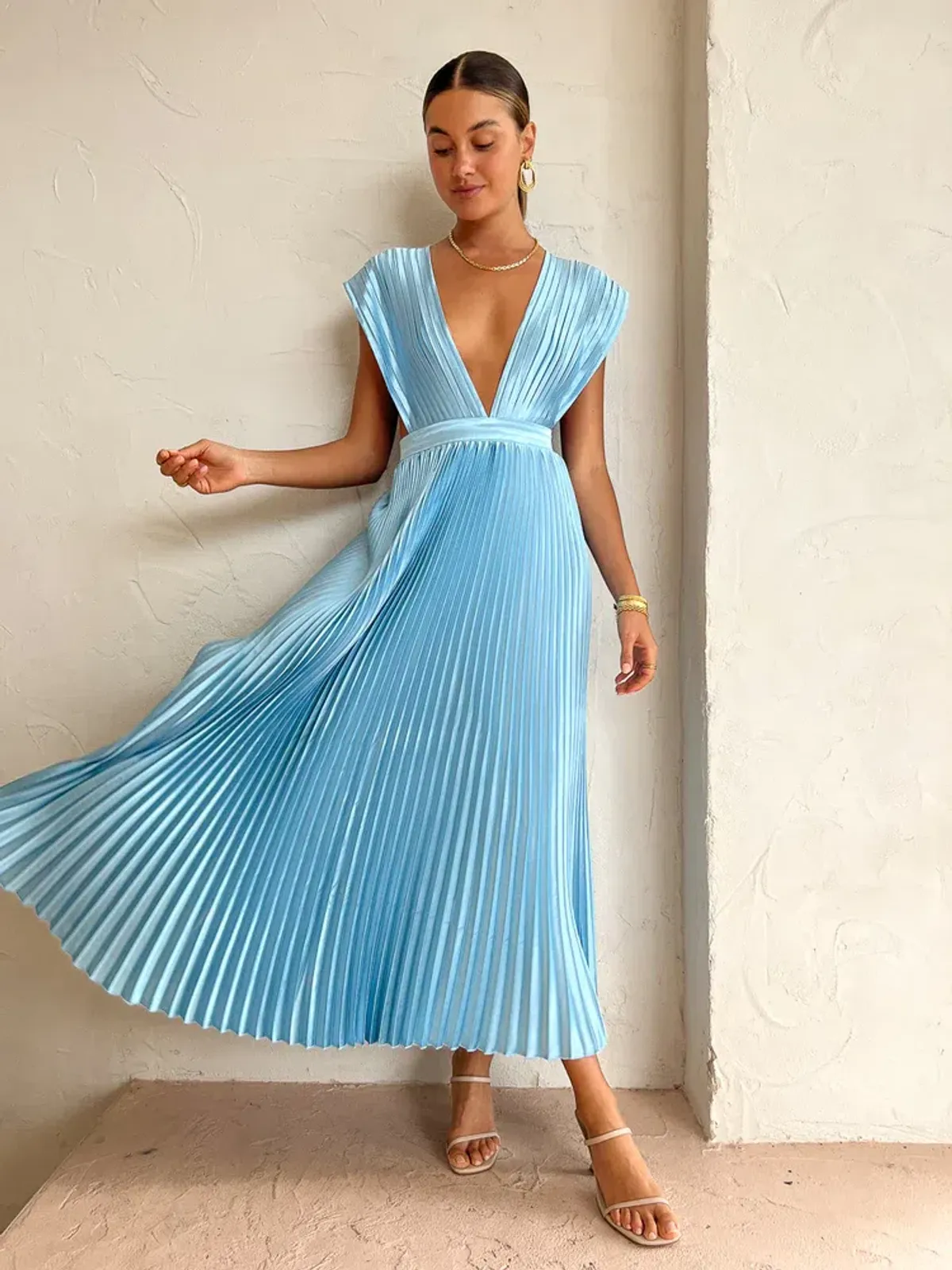 Lidee Gala Gown Summer Blue Size 8 - Image 2