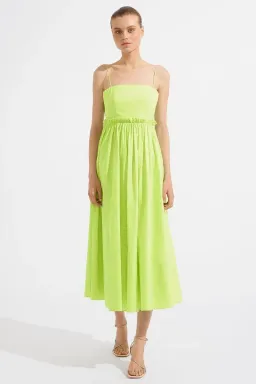 Steele Josie Midi Dress Green Size M / AU 10 for rent on The Volte - image 1