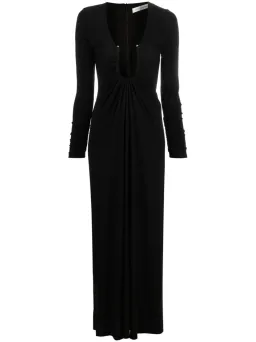 Christopher Esber Arced Palm Long Sleeve Dress Black Size 6 for rent on The Volte - image 5