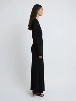 Christopher Esber Arced Palm Long Sleeve Dress Black Size 6 for rent on The Volte - image 2