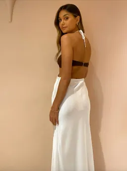 Bec & Bridge Nadia Cut Out Dress White Size 10 for rent on The Volte - image 4