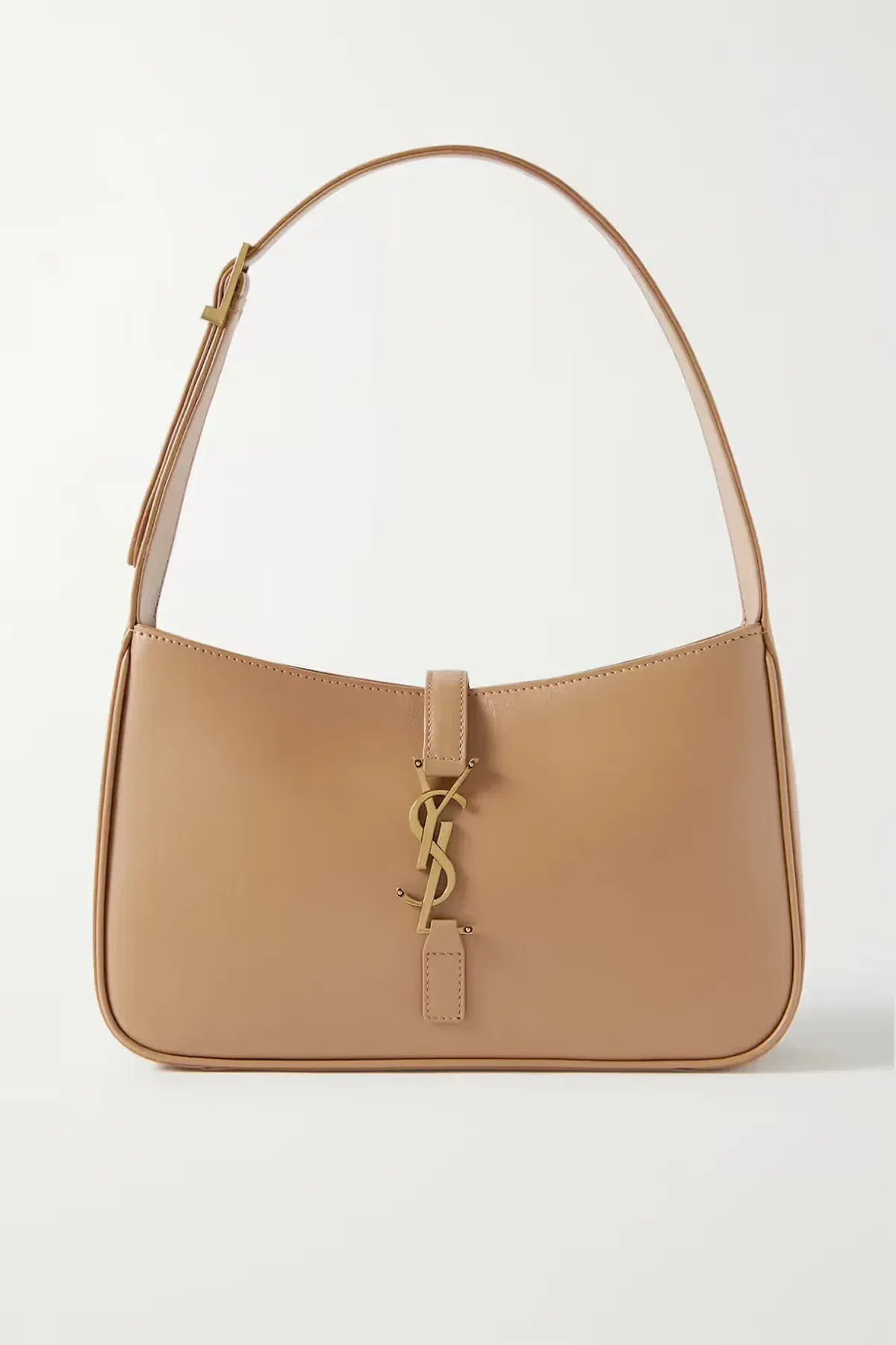 Saint Laurent Le 5 À 7 Leather Shoulder Bag Brown - Image 1
