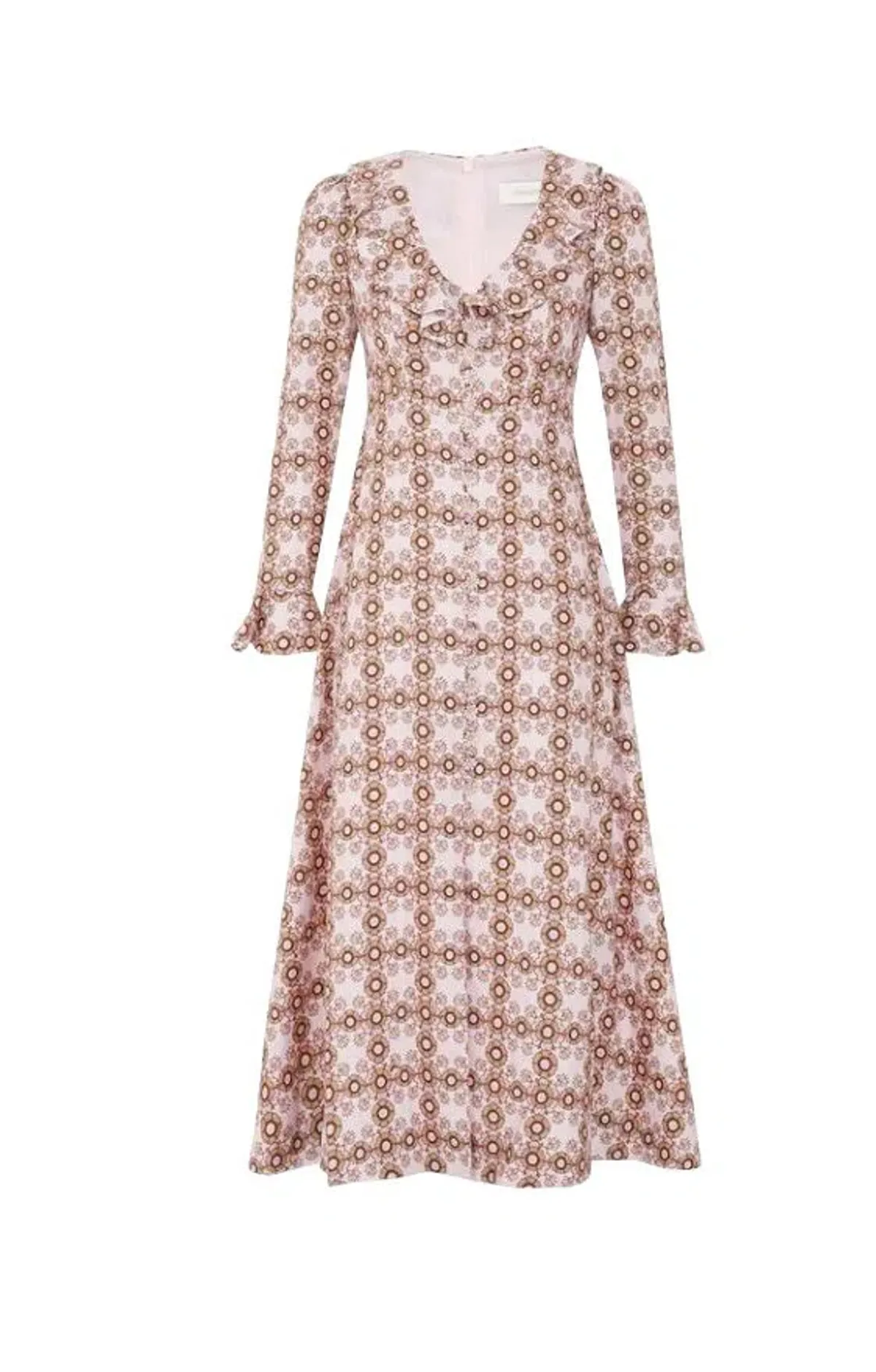 Zimmermann Daisy Midi Dress Floral Print Size 0 / AU 8  - Image 3