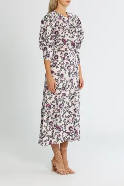Isabel Marant Baga Ecru Dress Multi Size AU 10 for rent on The Volte - image 2