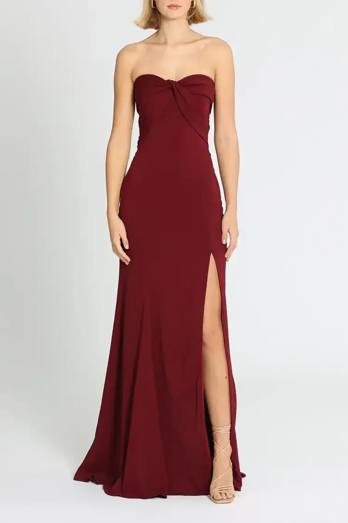 Jay Godfrey Cambridge Gown in Bordeaux Size 12 - Image 1