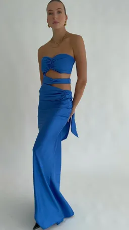 HNTR The Label Sloane Top in Cobalt Blue Size M / AU 10 for rent on The Volte - image 2