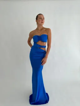 HNTR The Label Sloane Top in Cobalt Blue Size M / AU 10 for rent on The Volte - image 1
