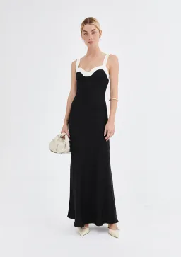 Jillian Boustred Regina Dress Black & White Size 8 for rent on The Volte - image 1