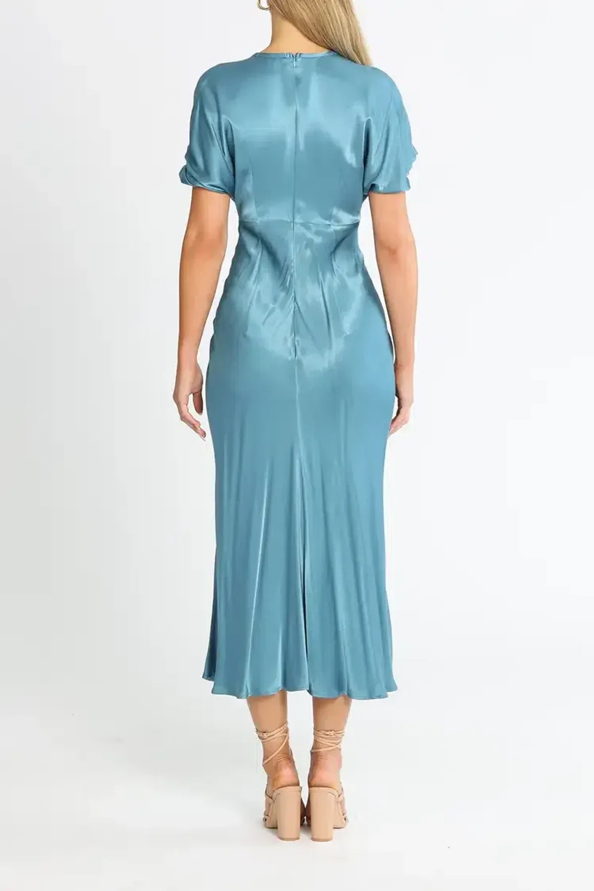 Kate Sylvester Aimee Maxi Dress Blue Size 6 - Image 3