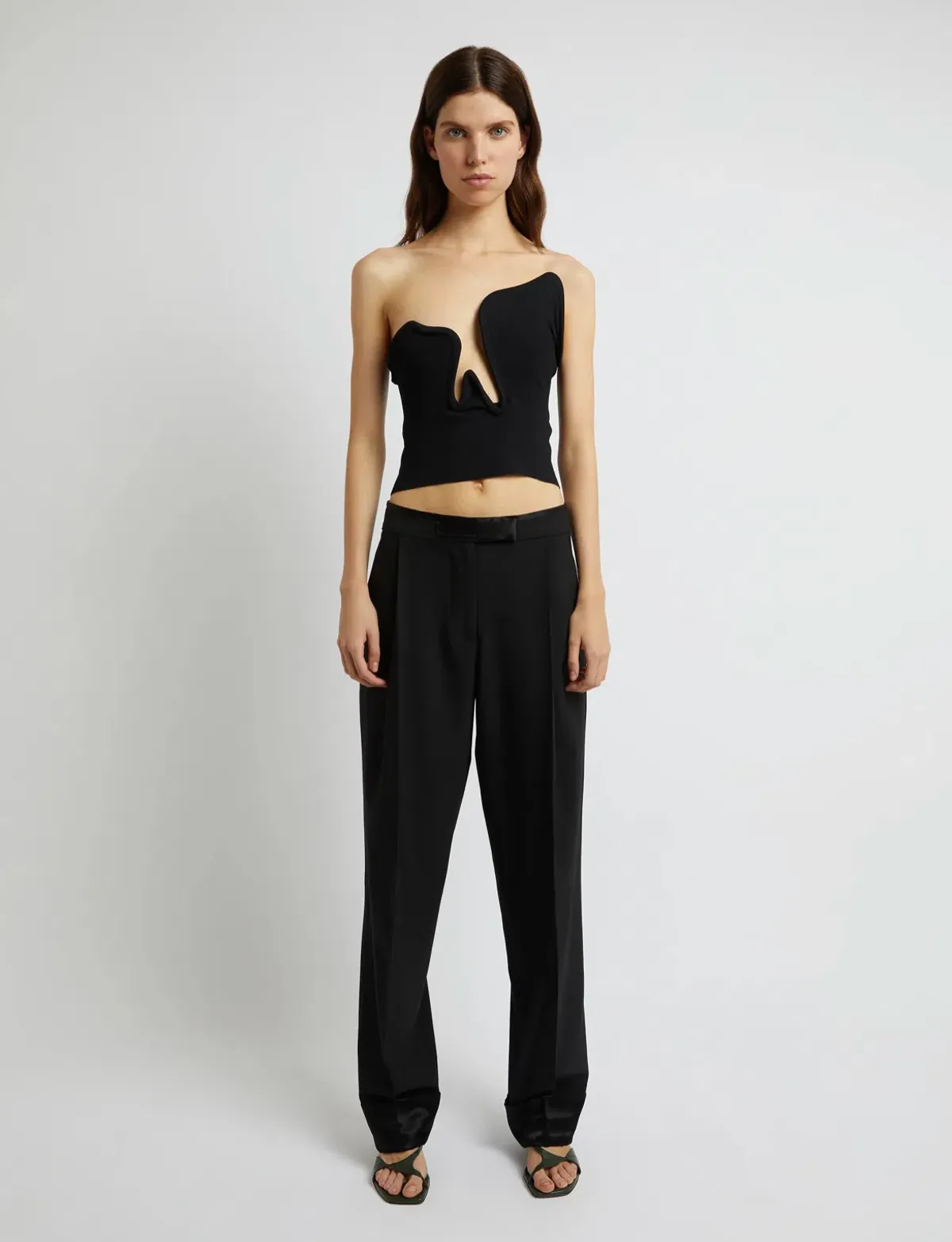 Christopher Esber Salacia Wire Top Black Size 6 - Image 5