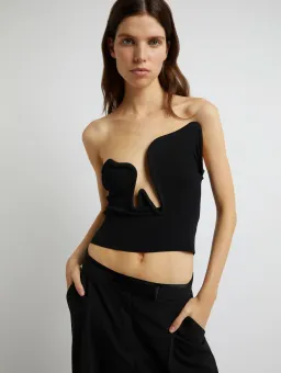 Christopher Esber Salacia Wire Top Black Size 6 for rent on The Volte - image 4