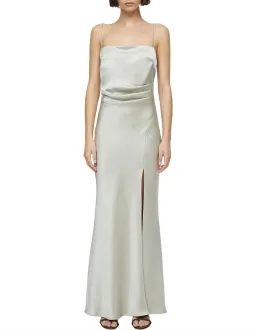 Bec & Bridge Nadia Square Neckline Tuck Detailing Maxi Dress Ecru Size 10  for rent on The Volte - image 1
