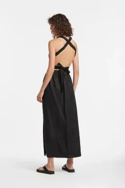 Sir the Label Vilma Cross Back Gown Black Size 1 / AU 8 for rent on The Volte - image 2