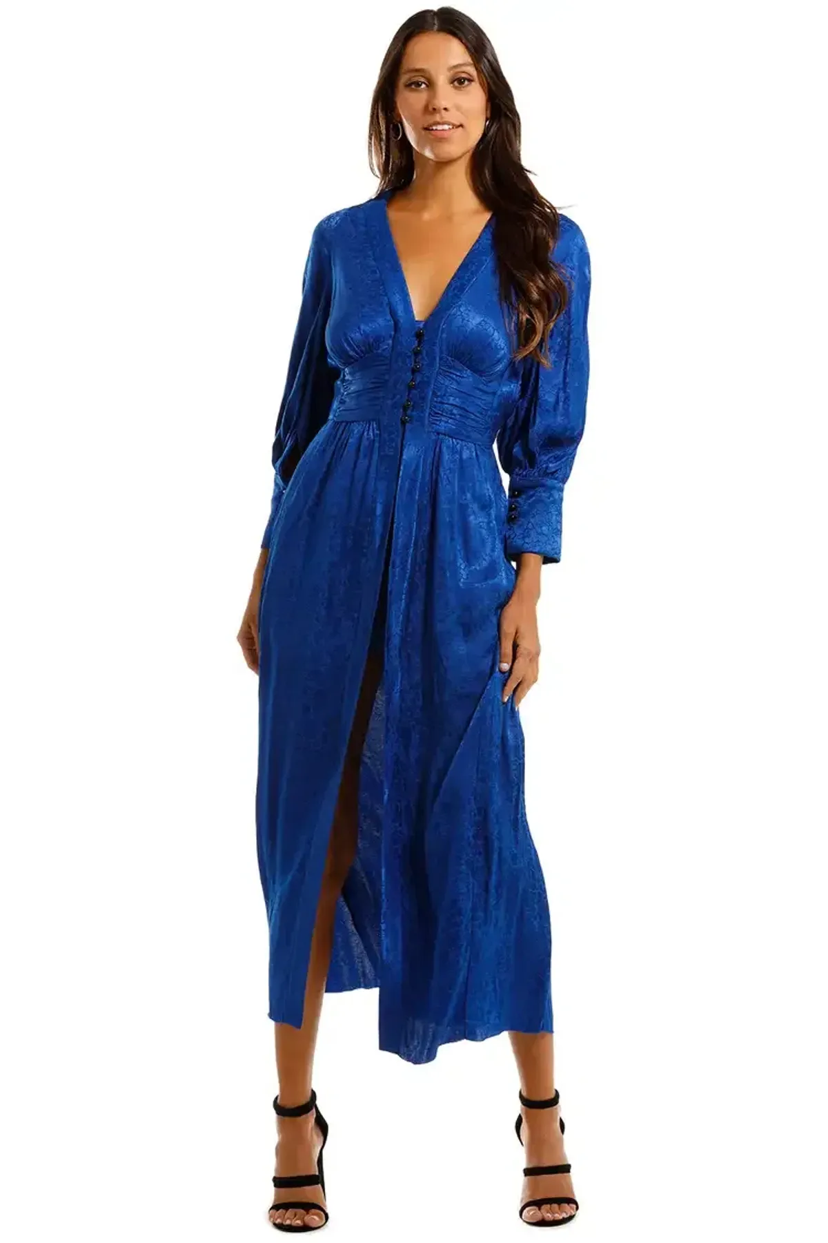 KITX Slinky Dress in Blue Size 10 - Image 1