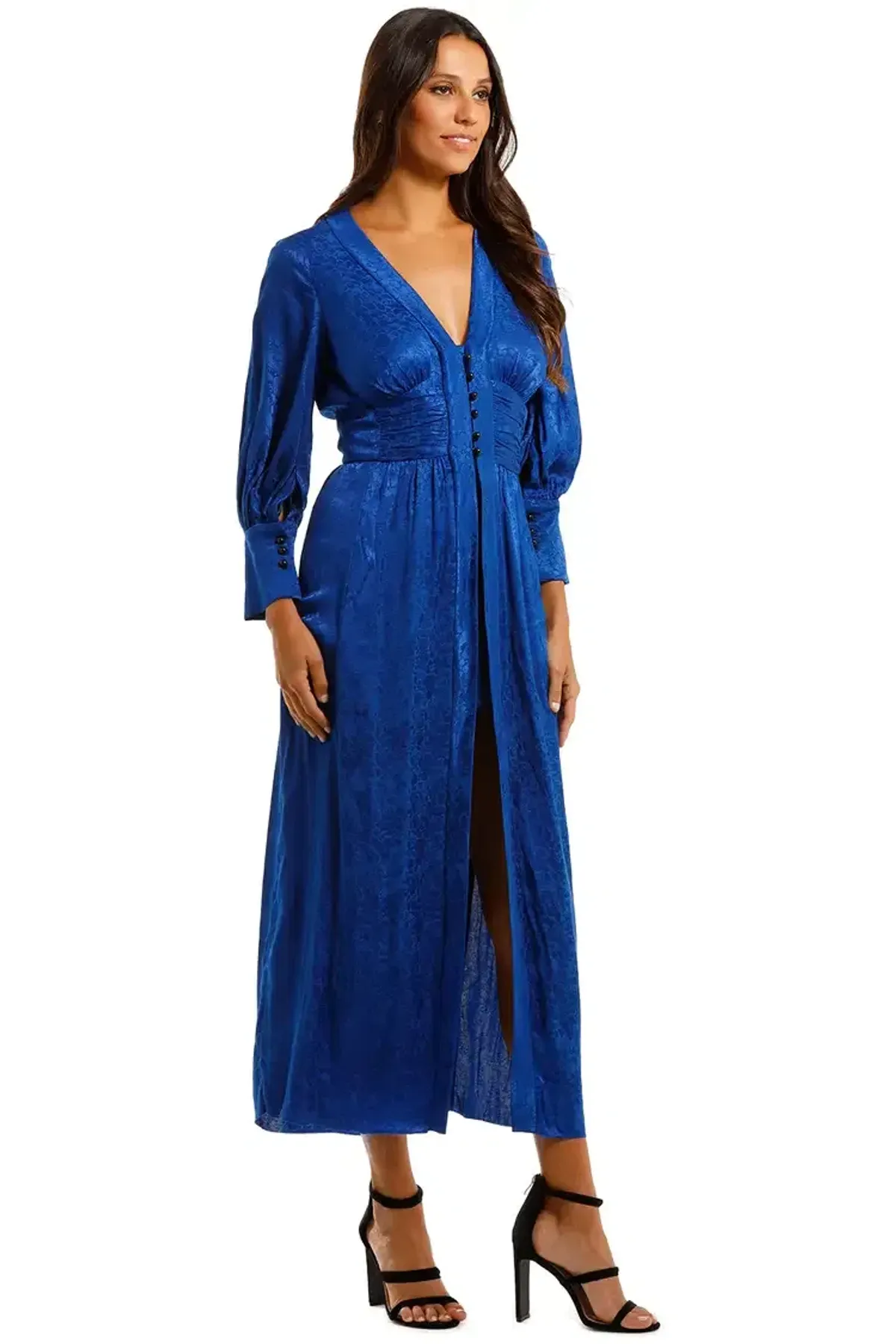 KITX Slinky Dress in Blue Size 8 - Image 2