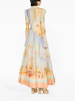 Zimmermann Tama Printed Maxi Dress Multi Size 2 / AU 12 for rent on The Volte - image 3
