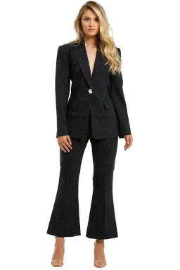 Lover Jagger Tailored Jacket and Pant Set in Navy Size 10 for rent on The Volte - image 4