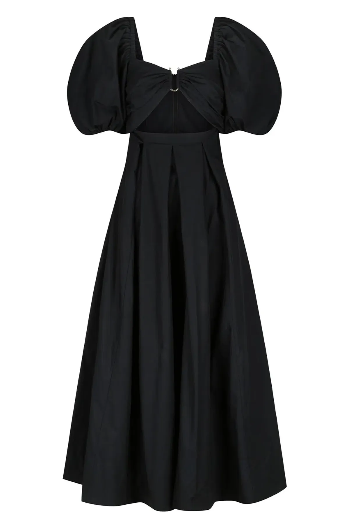 Shona Joy Mareva Midi Dress Black Size AU 12 - Image 4