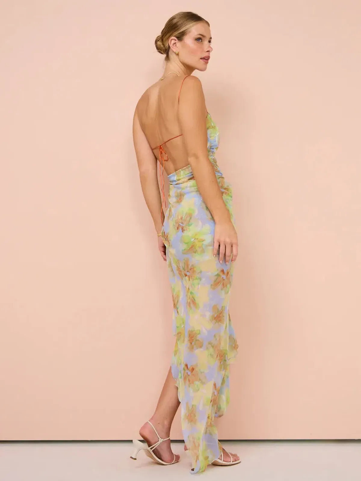 Bec & Bridge Zephy Asym Dress Floral Size 6 - Image 6