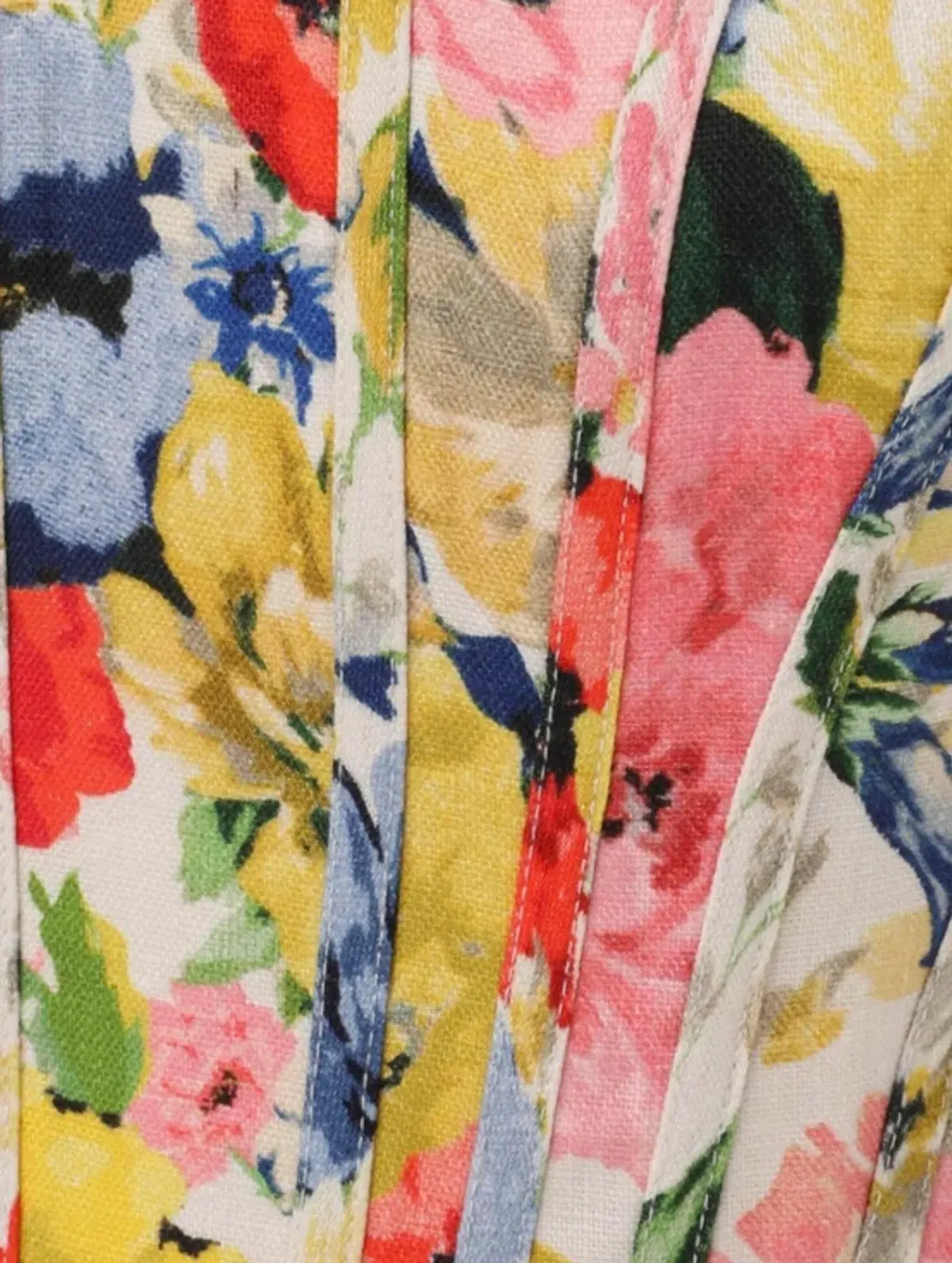 Zimmermann Alight Corset Top Multi Floral Size 0/ AU 8 - Image 5