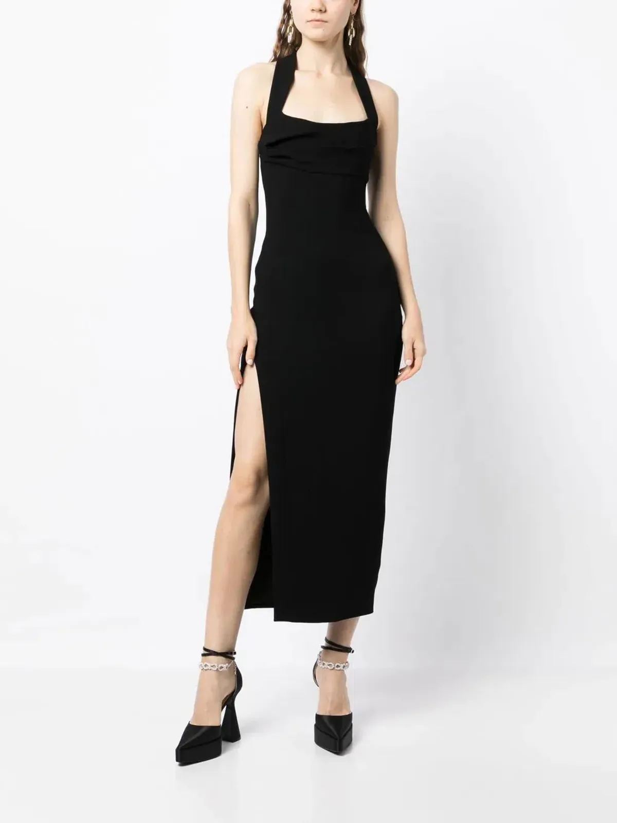 Rachel Gilbert Blaine Midi Dress Black Size 1 / AU 8 - Image 1
