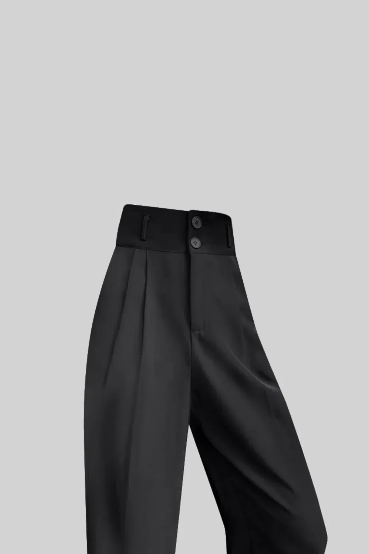 Sierra Darien Cut Out Shoulder Jacket and High Waist Loose Pants Set Black Size M / AU 10 - Image 8