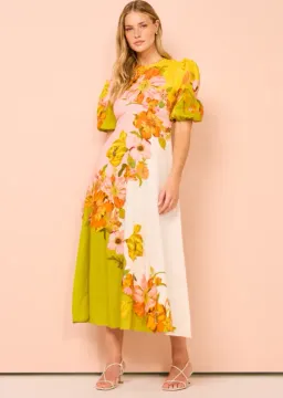 Alemais Silas Midi Dress Floral Size 14 for rent on The Volte - image 2