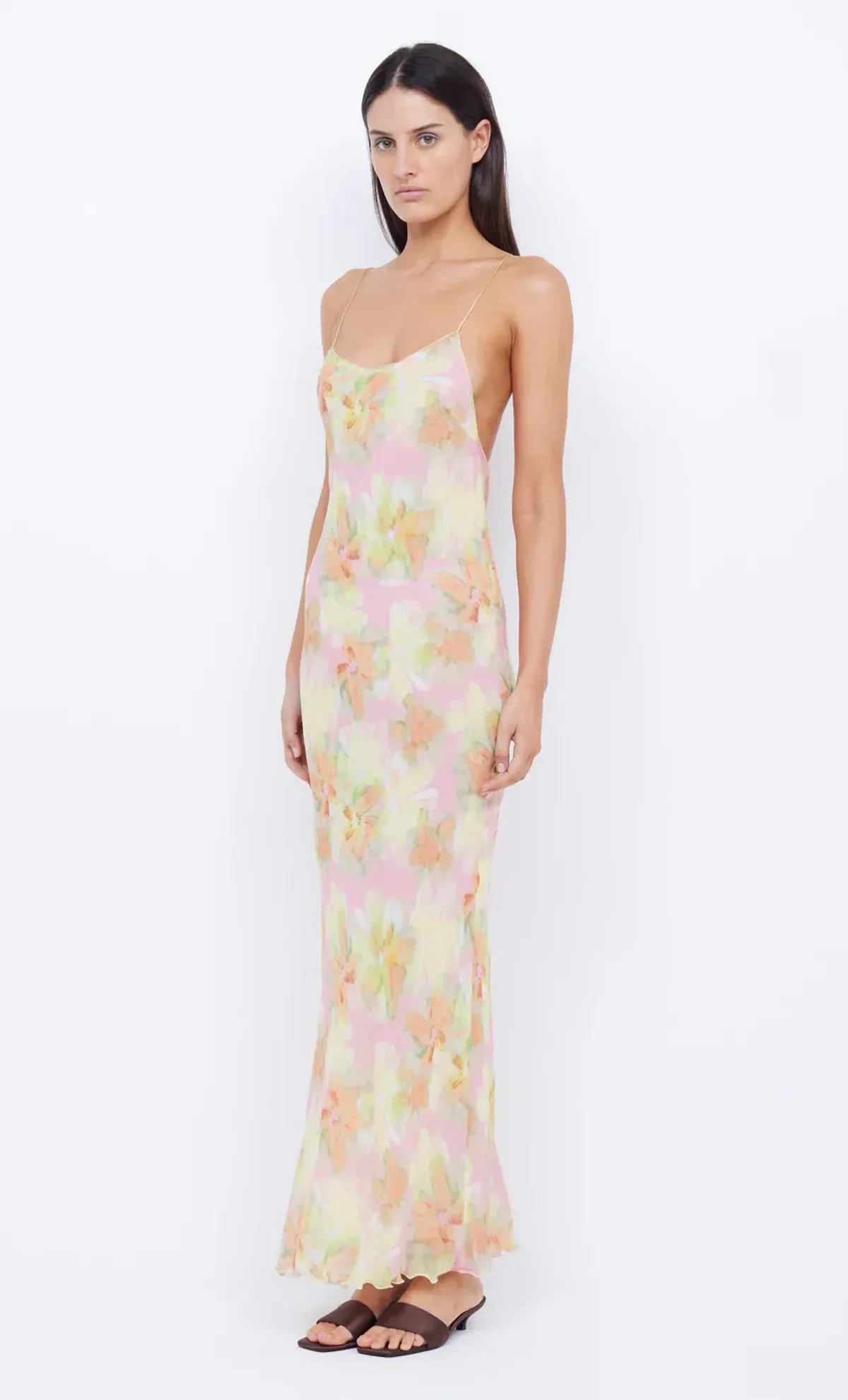 Bec & Bridge Zephy Print Slip Dress Floral Size 8 - Image 2
