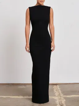 Effie Kats Verona Gown Black Size S / AU 8 for rent on The Volte - image 2