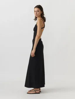 Christopher Esber Backless Wire Back Dress Black Size 12  for rent on The Volte - image 2