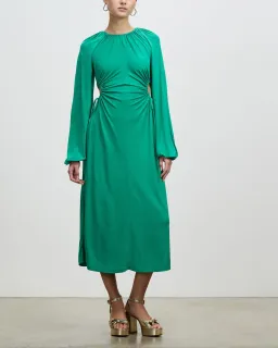 Rebecca Vallance Edie Cut Out Midi Dress Green Size 6 for rent on The Volte - image 1