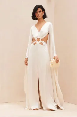 Cult Gaia Jasmin Dress White Size 8 for rent on The Volte - image 1