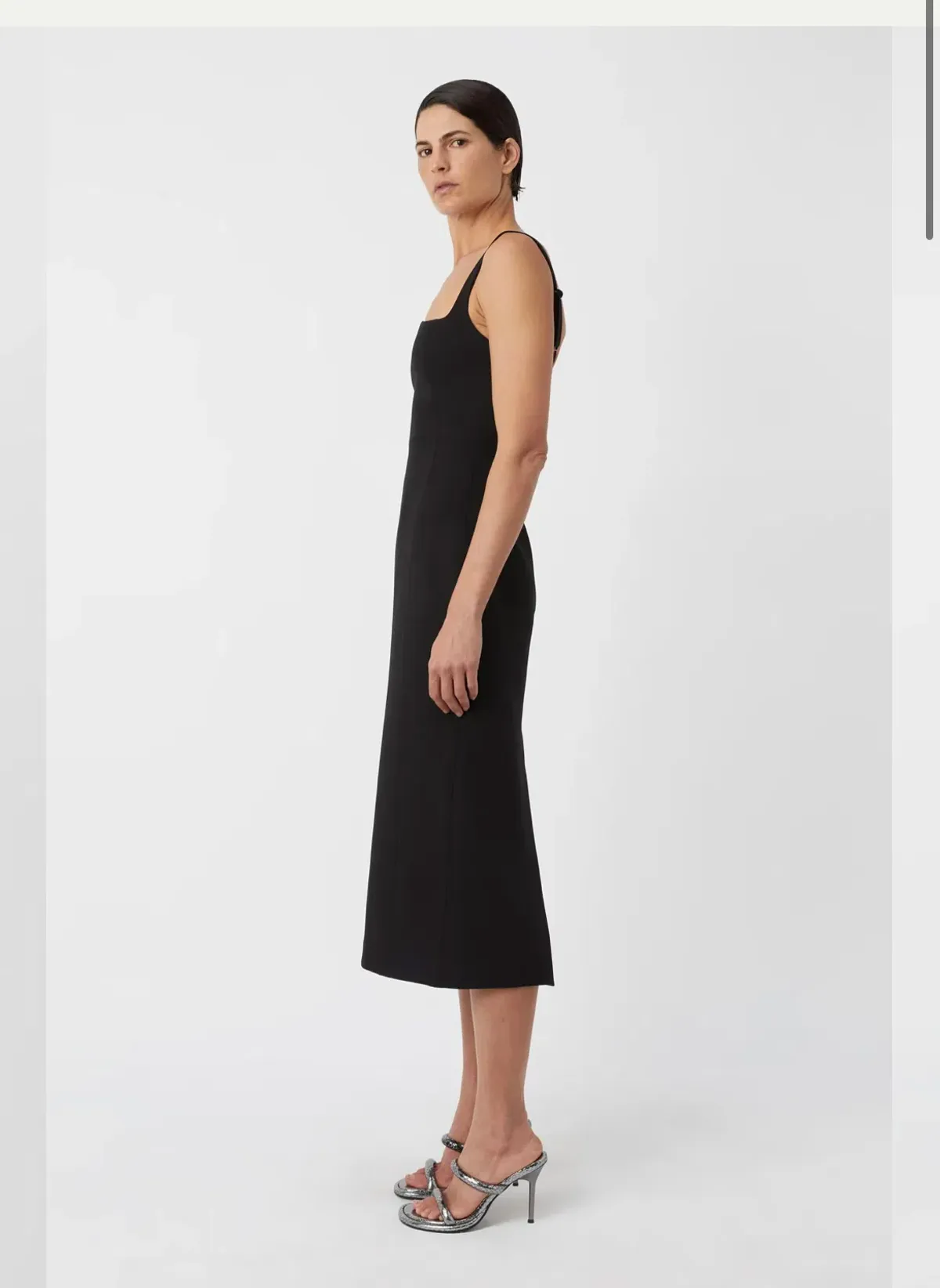 Camilla And Marc Ilona Midi Dress Black Size 12 - Image 3