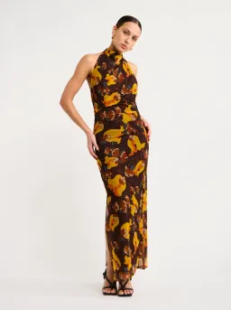 Sir The Label Jacques Mesh Halter Midi Dress Size 1/Au 8 for rent on The Volte - image 7