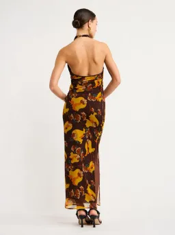 Sir The Label Jacques Mesh Halter Midi Dress Size 1/Au 8 for rent on The Volte - image 3