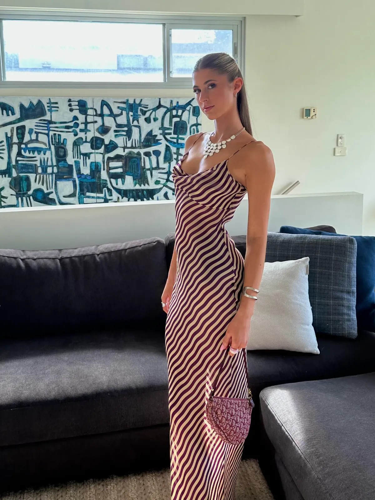 Rat & Boa Assisi Maxi Dress Print Size S / AU 8 - Image 3