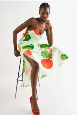 Oroton  Posie Garden Print Slip Dress Floral Size 12 for rent on The Volte - image 5