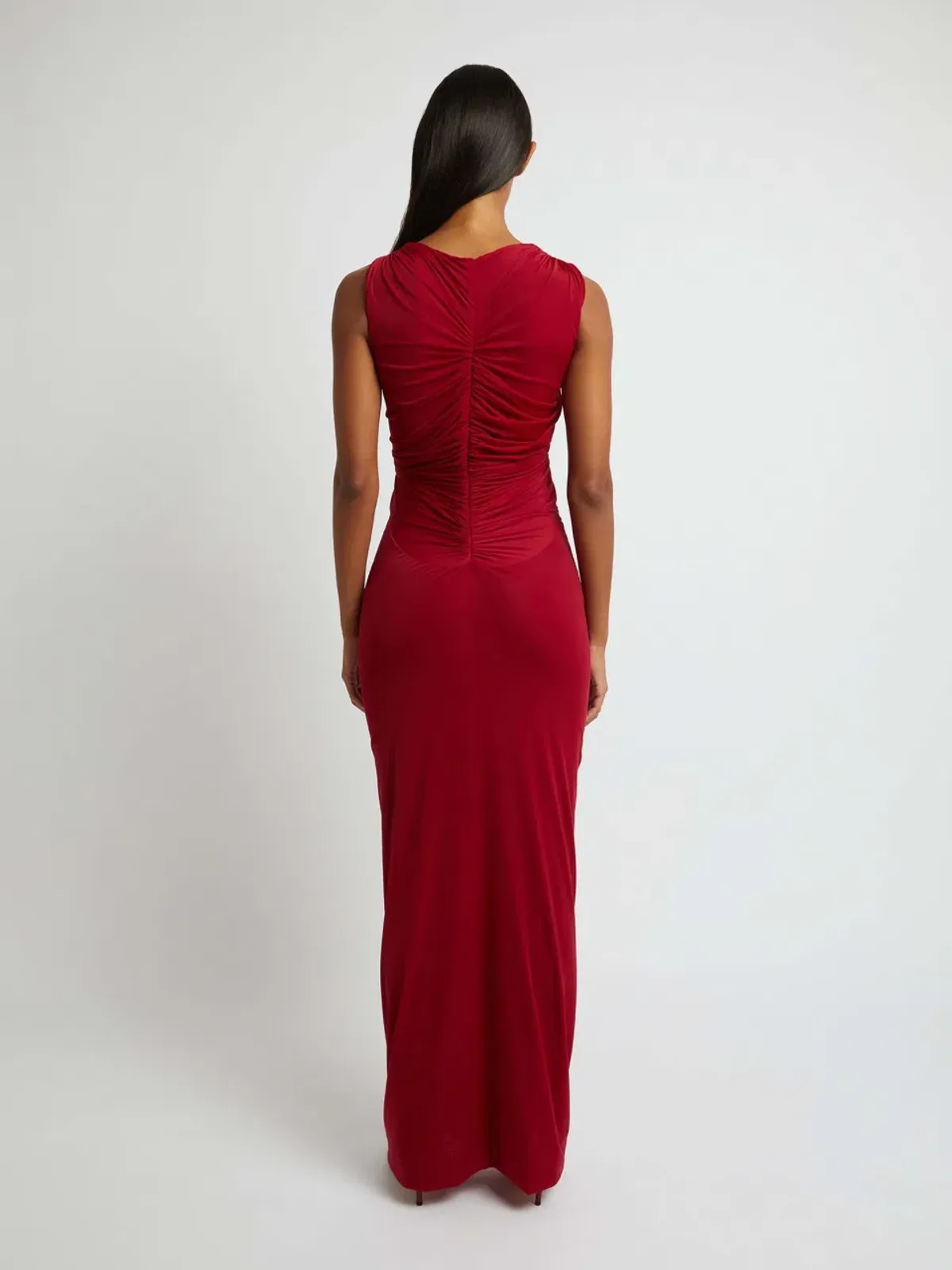 Christopher Esber Venus Tank Dress Cherry Red Size 10 - Image 3