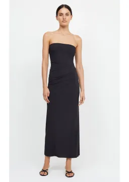 Bec & Bridge Myla Strapless Midi Dress Black Size 12  for rent on The Volte - image 1