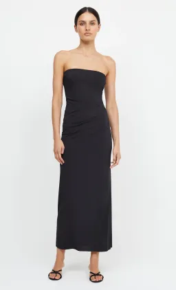 Bec & Bridge Myla Strapless Midi Dress Black Size 12  for rent on The Volte - image 3